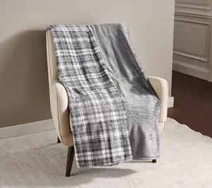 Berkshire 2-pk 60" x 70" Velvetsoft Rev Grace Fur Throws