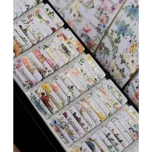 Laminated Bible Tabs (Gold Foil Embossed Lettering), Bible Tabs for Women and Men, Repositionable Large Print Stickers, Easy to Read and Apply, 80 Chapters Labels for Easy Navigation (Purple)