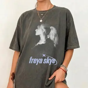 [FREESHIP] Hot Stars Align 2026 T-Shirt, Freya Skye World Tour Graphic Tee, Vintage Washed Music Tour Sweatshirt, Retro 90s Style Fan Gift All Color