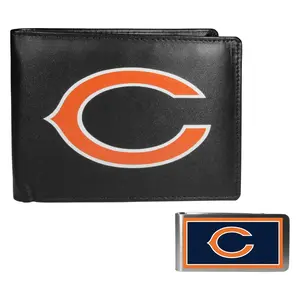 Siskiyou Sports NFL Bi-fold Wallet & Color Money Clip