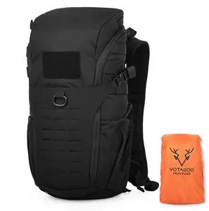 Waterproof Hunting Backpack, Full-Zip Hunting Pack with Rain Cover, Hunting Day Pack