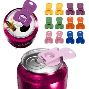 Silicone Can Lids – Easy Tab Opener & Reusable Drink Protectors – Shields Soda, Beer, & Soft Drinks from Dirt, Insects, and Pollen – Perfect for Outdoor Parties, BBQs, Beach & Camping