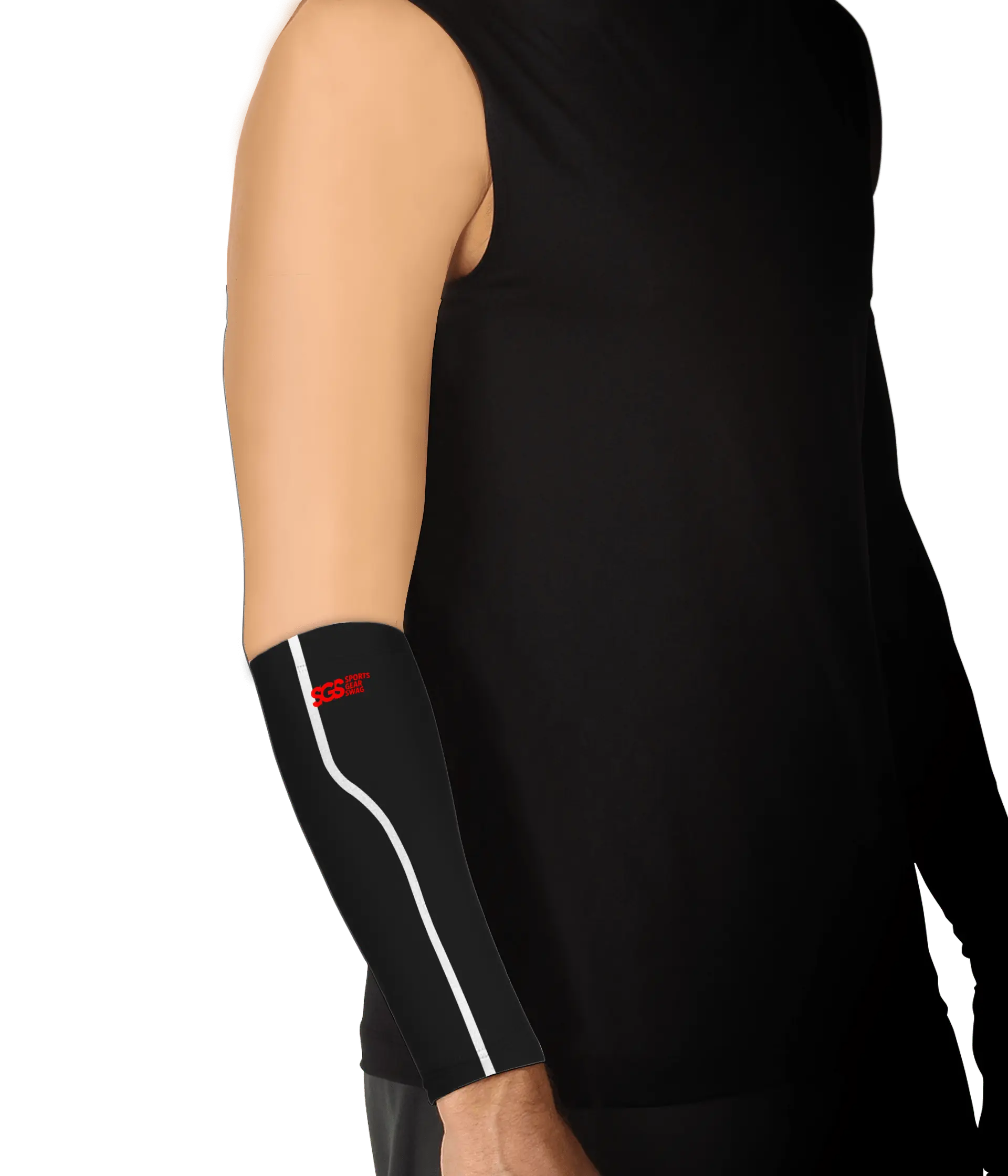 Custom Coal Black Adult Youth Unisex Forearm Sleeve