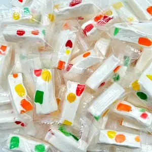 Jujube Nougat Candy | 9 Ounce Bag - 25 Count | Easter Candy | Fruity Jelly Bits | Easter Eggs Fillers | Individually Wrapped Party Favors | Chewy Nougat Treat