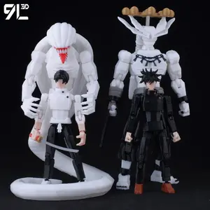9L3D Titan13 Yuta Okkotsu & Rika Figure LUCKY13 Anime Action Model T13 Multi-Jointed Poseable Dummy13 Collector's Edition