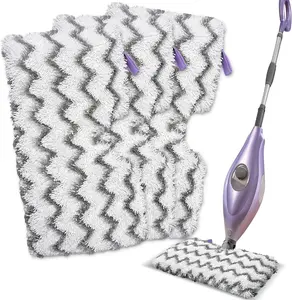 S3501 S3601 Steam Mop Replacement Pads Compatible with Shark Steam Pocket Mops S3501 S3601 S3550 S3801 S3901 S3601D S3801CO S3901D S3455K S2902 SE450 Washable Microfiber Mop Pads Reusable 3 Pack
