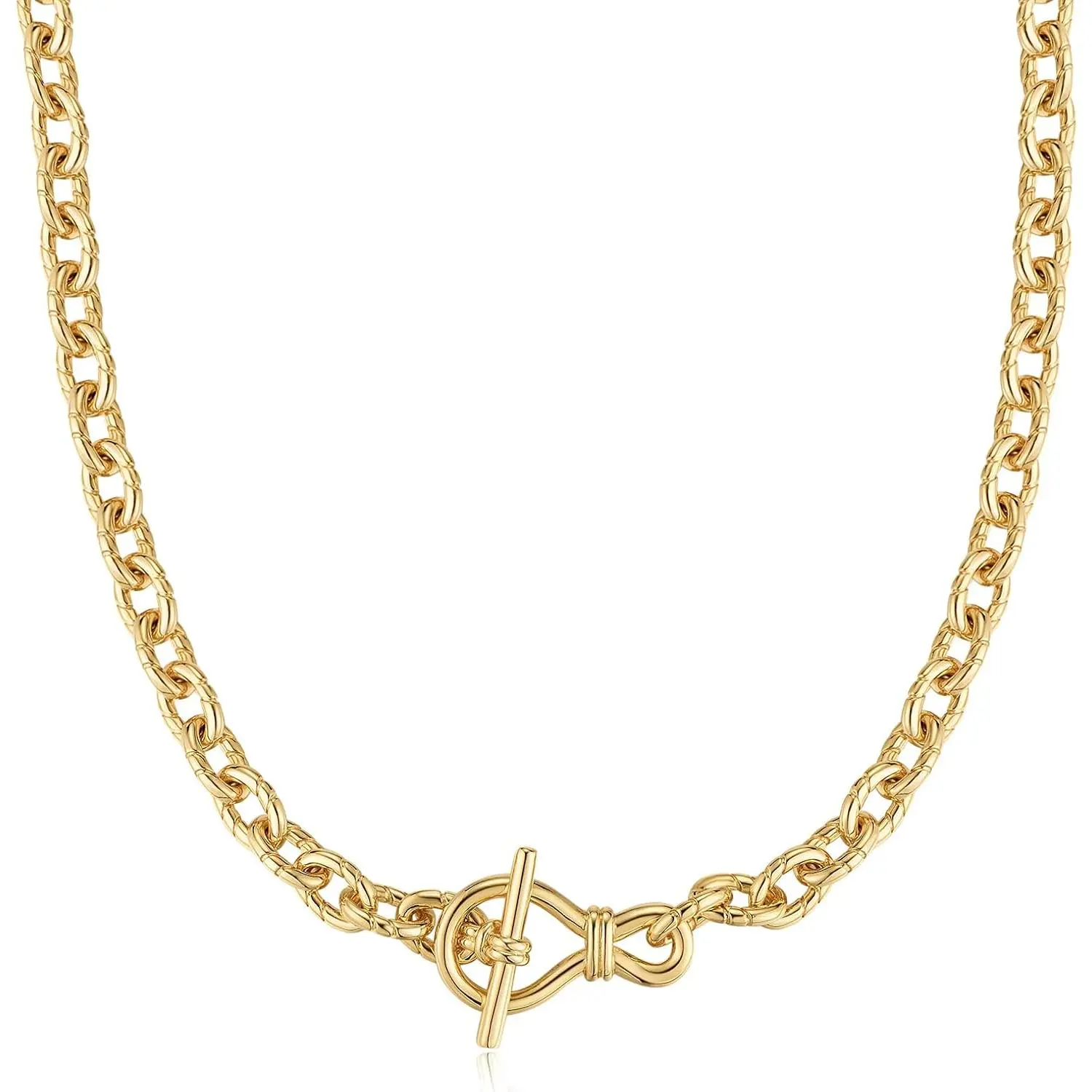 Layered necklaces for women Gold cuban chain necklace for women 18k gold choker necklace gold thickness chain Dainty fashion jewelry for Women Girls