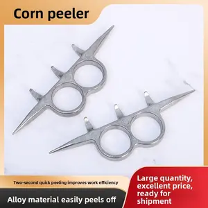 Corn peeling tool, corn leaf remover, agricultural corn peeling gadget