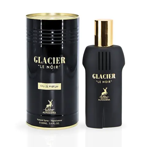 Glacier Le Noir Eau De Parfum Spray 100ML (3.4 OZ) By Maison Alhambra | Redefine Masculinity With These Modern Scent.