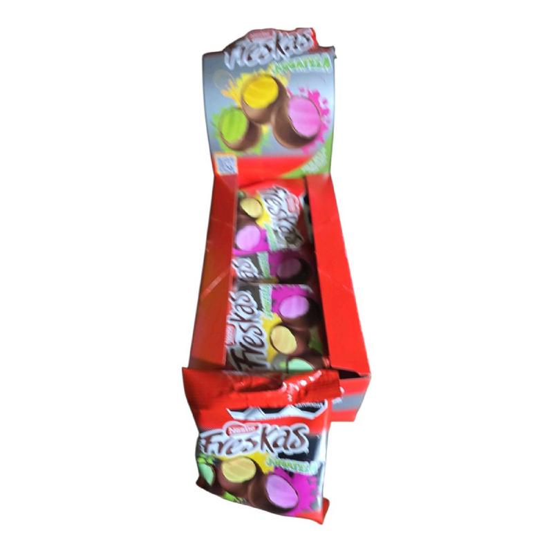 Nestle Freskas Guegatela 9 Pieces Box Caramel Covered Chocolate Mexican Candy 12.9 oz Net Weight Sweet Treats Snack Bonbon Dessert