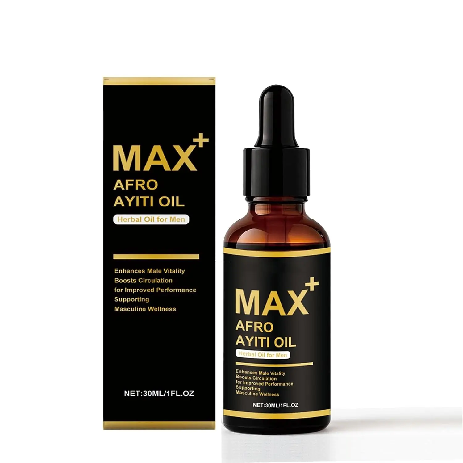 Max Infused Natural Herbal Oil | Authentic Afro Haitian Traditional Hair Oil