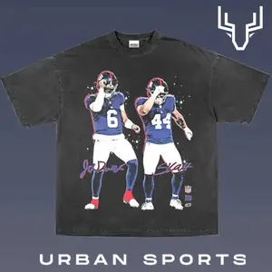 JAXSON DART X CAM SKATTEBO 1.0 Football Retro Graphic Tee, Urban Sports Streetwear Shirt, Vintage Style Fan T-Shirt, Championship Inspired Oversized Washed Tee, Unisex Casual Sports Graphic Top for Men Women Fans