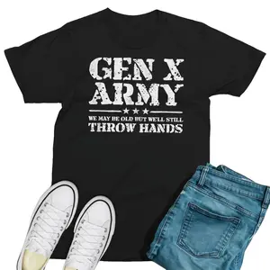Gen X - Gen Xer - Generation X - Throw Hands - Funny Gen X T-shirt