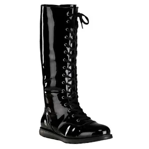 Adult Black Wrestling Costume Boots