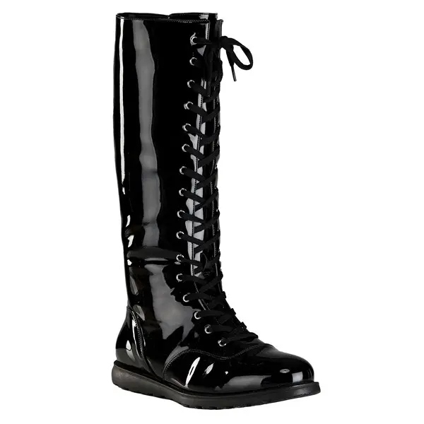 Adult Black Wrestling Costume Boots