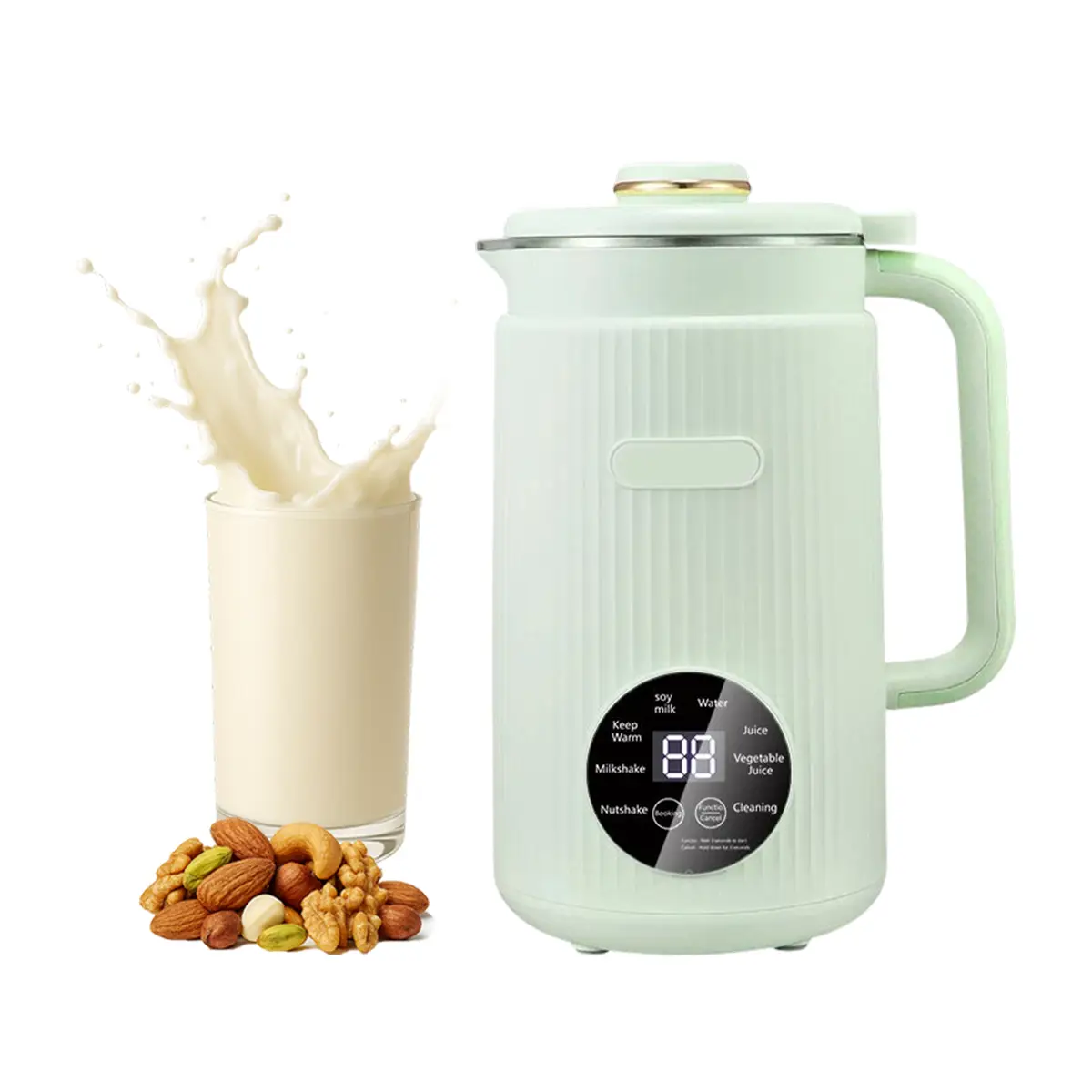 Mom-Approved Nut Milk Machine! Make Healthy Breakfast for 4 in 12mins | Self-Cleaning & 12H Prep