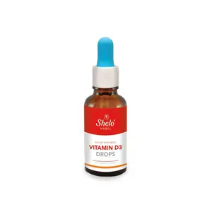 Shelo Nabel Vitamin D3 Drops Dietary Supplement for Bone Health Essential for Optimal Bone Health