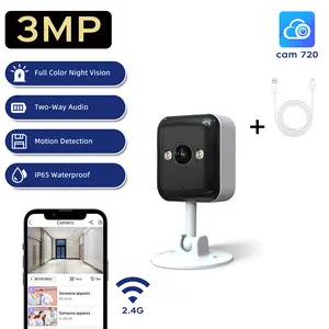 Jooan Cam A6M-U Scurity Camera on TIKTOK, Indoor&Outdoor Camera, Color Night Vision, 24/7recording, Wifi&Hotspot Connection, SD Card&Cloud Playback, Waterproof Cameras,mini camera,Remote cctv