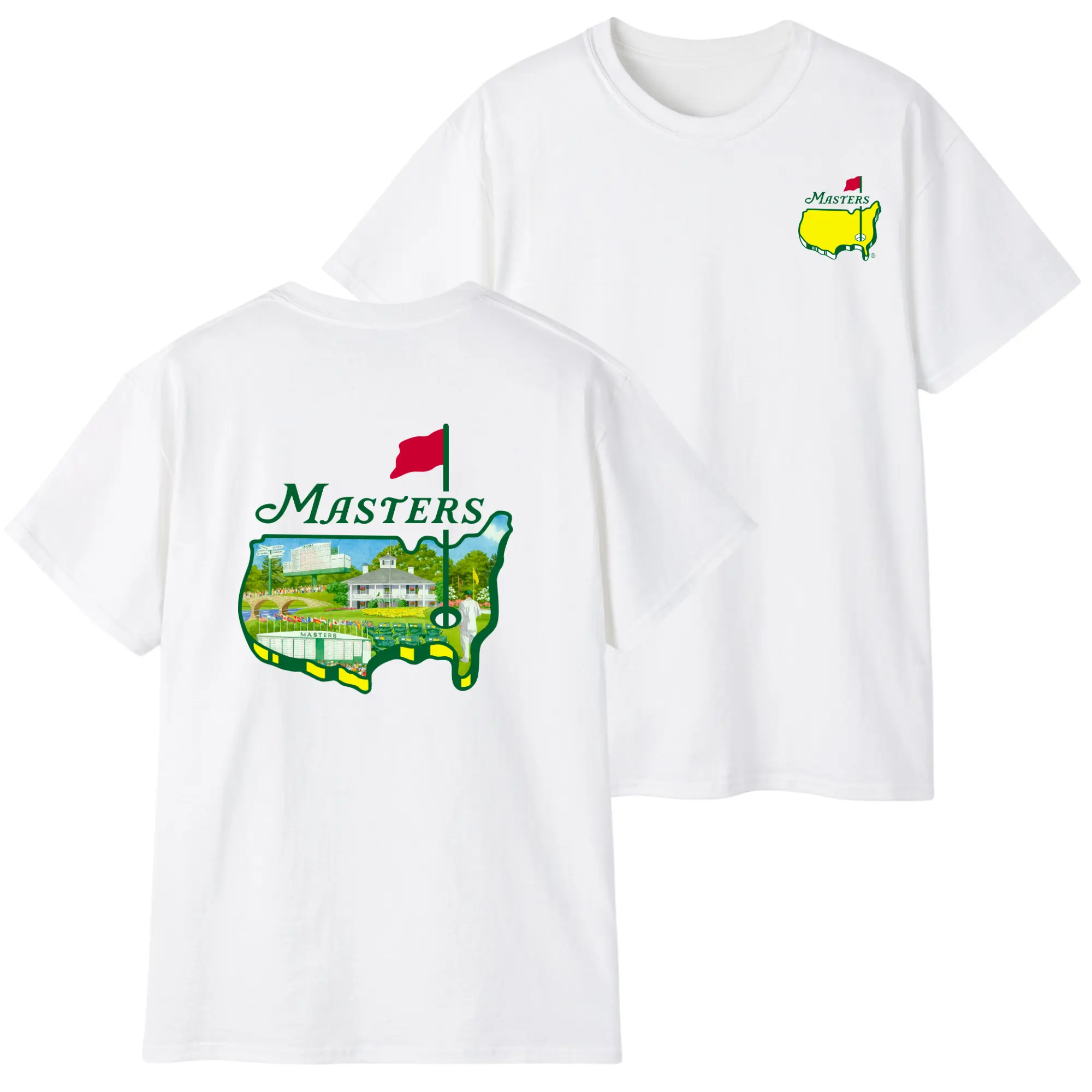 🏌️ ‍ ♂️ ⛳ Masteers Tournament Augusta National Golf Club T-Shirt – Golf Fan Gift, Classic Unisex Tee for Men & Women, Casual Sportswear