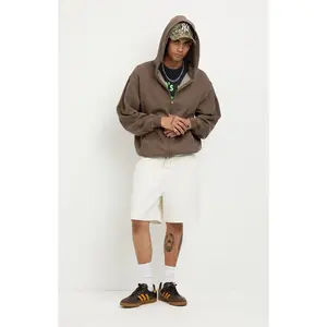 Pacsun Men's Fleece Cream Sweat Shorts