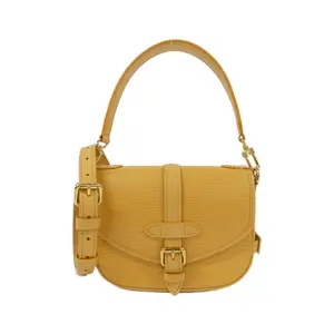 Pre-owned Louis Vuitton Calfskin Shoulder Bags Epi Somur BB Calf Shoulder Bag