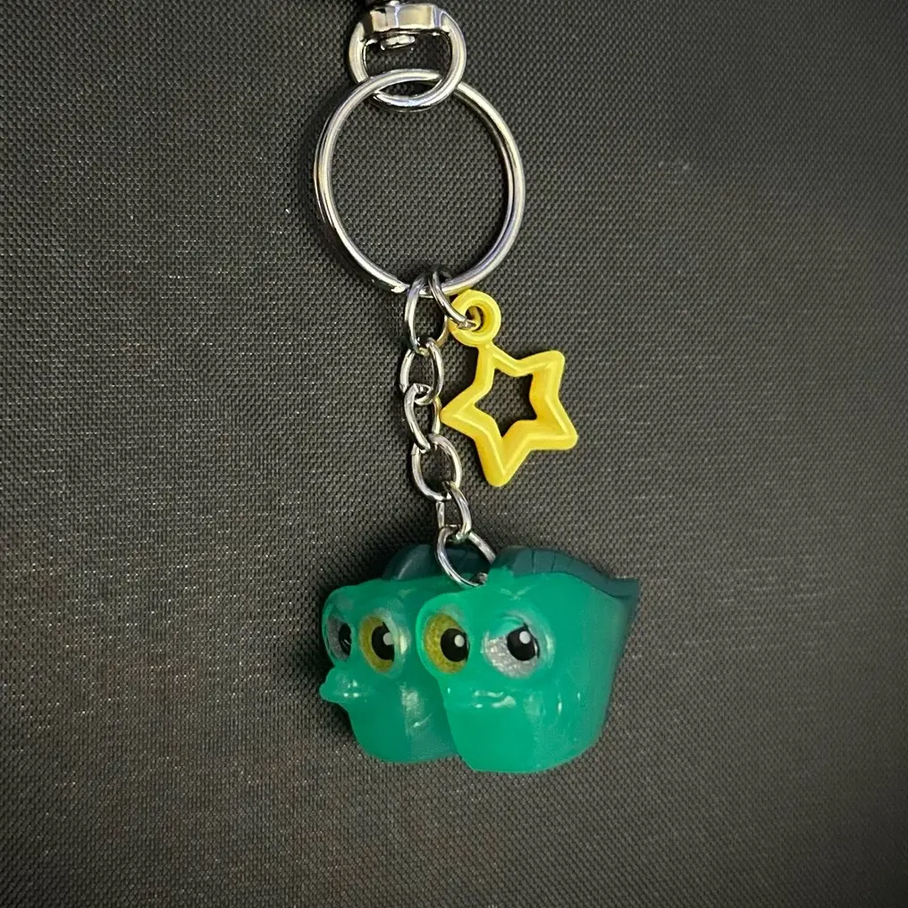 Neon Eels Keychain - Perfect for Carrying Your Keys