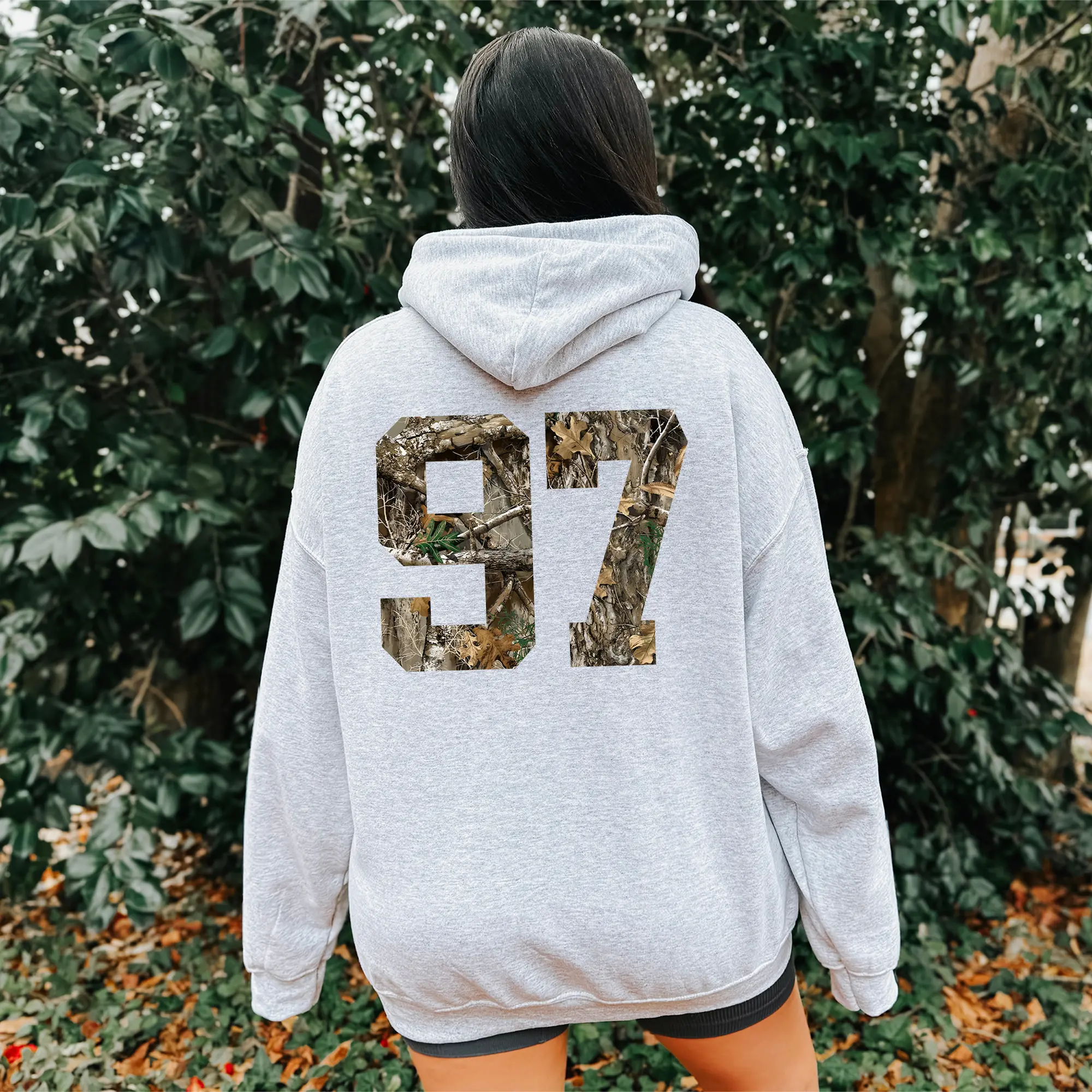 Kappa Delta Camo Hoodie - Ash