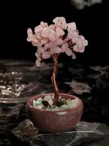 Feng Shui Crystal Tree Home Decor for Attracting Wealth Love and Five Element Energy Balance