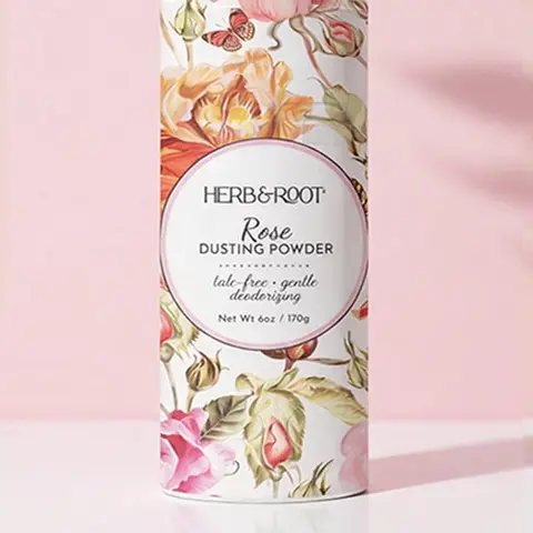 Herb & Root Scented Talc-Free Dusting Powder for Women or Men, Choose Your Scent, 6 oz - Fragrances, Body Care Skin Repair