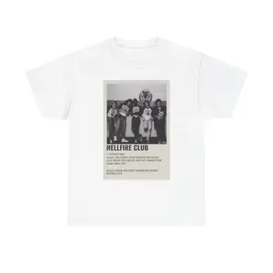 Hellfire Club Poster Tee | Stranger Things Inspired Retro Horror Shirt