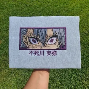 Sanemi Embroidered Sweatshirt or Hoodie