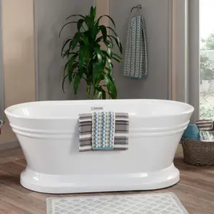 Altair Solace Freestanding Soaking Acrylic Bathtub