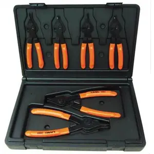 212 MAIN Lang Kastar LG3497 6-Piece Internal & External Retaining Ring Pliers Set, Combination Pliers with Convertible Jaws & Fixed Tips, Cycling Leisure & Outdoor Hand Tools