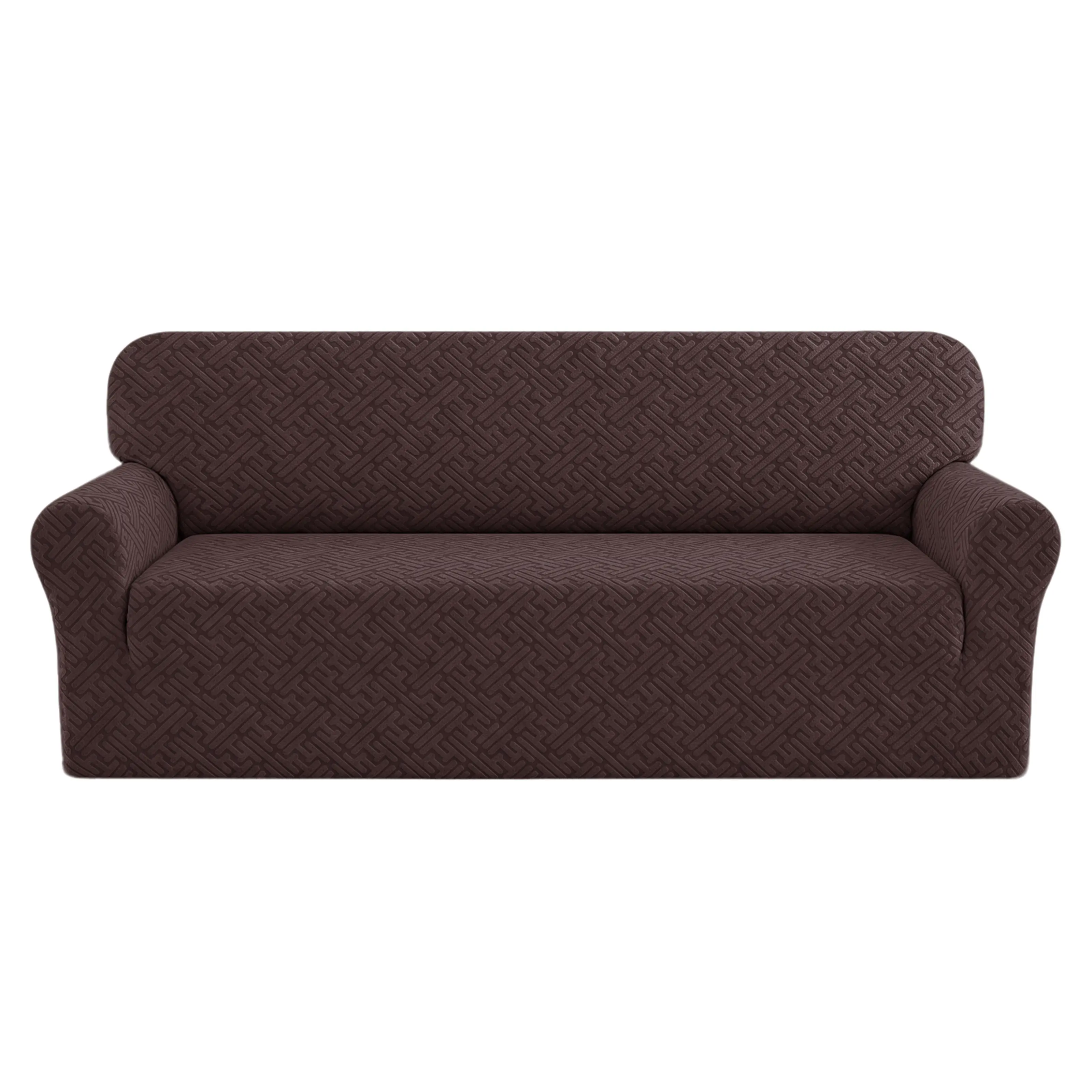 Stretch Sofa Cover Slipcover, 1/2/3/4 Seater Universal Couch Protector, Soft Elastic Furniture Guard for Living Room, Machine Washable Pet Friendly Home Decor