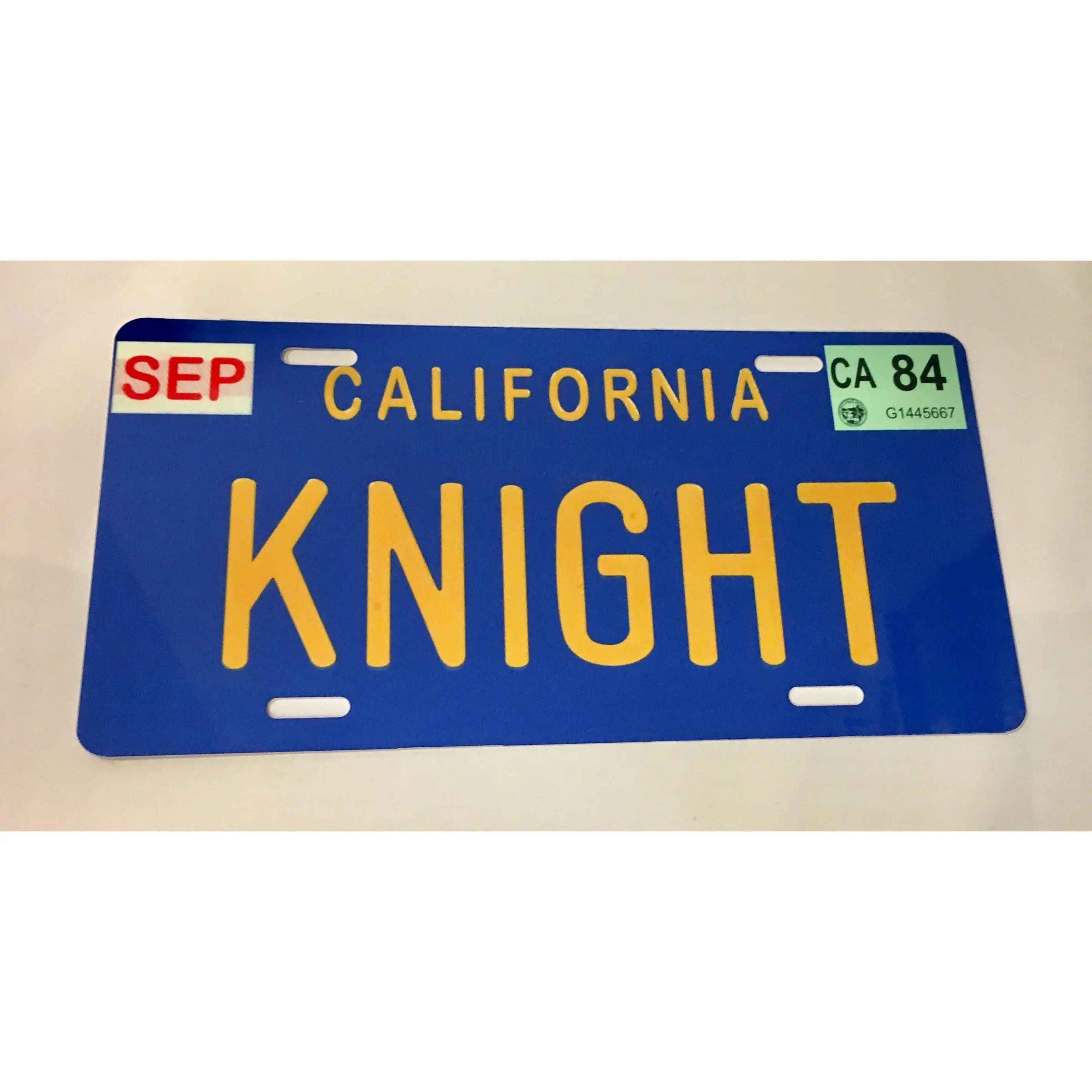 Knight Rider License Plate