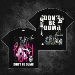[AT] Rocky - Don't Be Dumb 2026 V2 Merch For Asap Mob Fans High-quality Cotton T-Shirt, Rakim Mayers Fan Shirt Hip-Hop Shirt, Don't Be Dumb Tour Merch, Gift For Flacko Rap Fan Graphic Tee