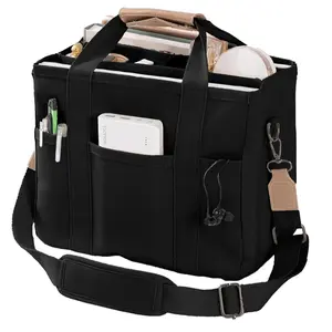 Classic Canvas Shopping Bag- Large Capacity , Durable Multi-compartment practical tote bag, Travel Essentials ,daily outings, Commuting for office workers, Classes for students, Mom tote bag,  tote bag for women, Versatile for Daily use.