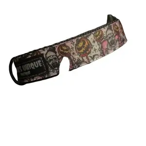 Handmade Art Terrifier Horror Movie Dog Collar 1 inch Thick Ribbon Durable Nylon Webbing All Sizes Perfect Fit Unique Accessory