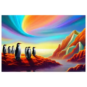 Aurora Penguins: A Mesmerizing Jigsaw Puzzle Experience