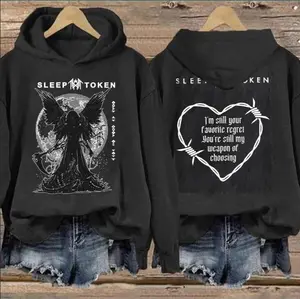 Sleep Token 2 Side Sweatshirt Hoodie, Sleep Token Tour Merch Unisex Tshirt, Trendy Music Band 2025, Gift For Fan