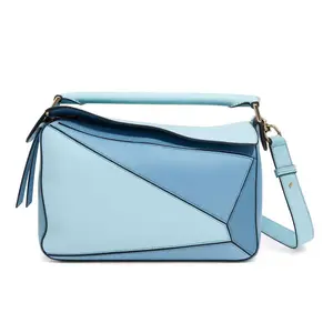 Pre-owned Loewe Calfskin Tote Bags BJ110990406 Puzzle Small Size