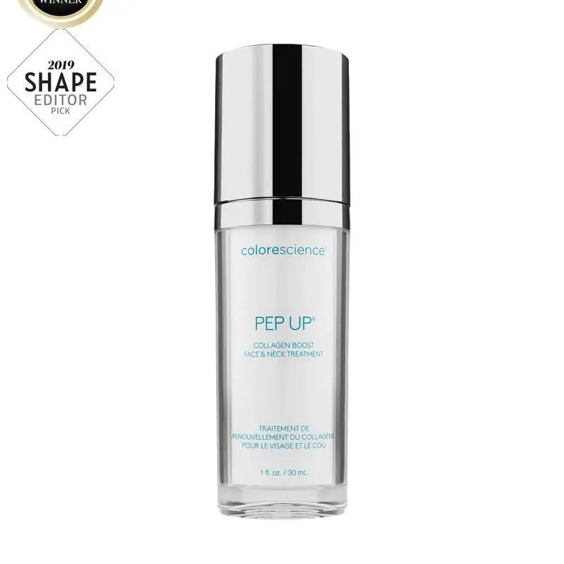 Colorescience Pep Up Collagen Boost Face & Neck Serum - 1 fl oz / 30 ml - Shape Editor Pick Awarded Product Skin Repair
