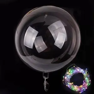 3-Pack New LED Balloons Light Up Valentines Christmas Wedding Birthday Party Transparent
