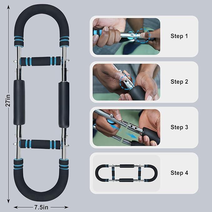 [New Version] 2025 Professional Chest & Arm Muscle Trainer for Men – Detachable, Portable Spring Resistance Home Fitness Equipment for Beginners & Enthusiasts big mama grip TikTokShopBlackFriday Adjustable Handles Strap Adjustable Elastic Strap