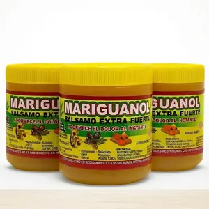 (3 Pack) Mariguanol Extra Strength Balm 125g Fast Acting Muscle Joint Relief Uso Externo for Pain Relief Uso Externo para Dolor with Arnica
