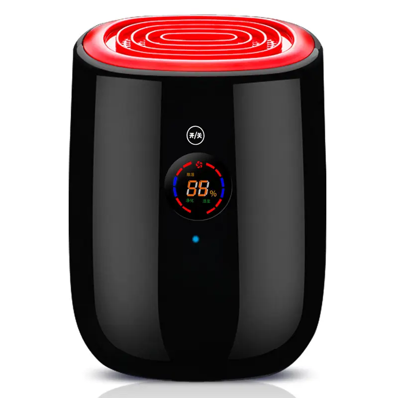 Mini Portable Moisture-Absorb Dehumidifier with Air Purifying, Energy-Efficient Function, 23*16cm Space-Saving Household Air Purifier Appliance for Dormitory, Home Use