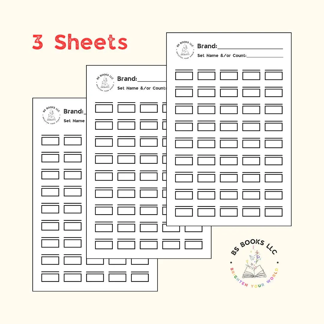 3 Swatch Sheets - 5.5" x 8.5" - White Cardstock 3 Swatch Sheets - 5.5" x 8.5" - White Cardstock
