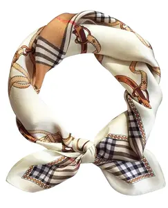 Satin Bandanas Head Scarf for Women - Lightweight Fashion Silk Sleeping Accessory with Neck Wrap Turban Turban Hijab