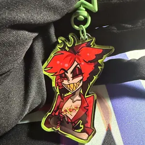 Alastor Hazbin Hotel Acrylic Keychains | Hazbin Hotel S2 Inspired Bag Charms