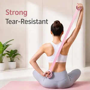 Figure 8 Resistance Band with Handles,2026 New Resistance Bands for Women Men,Exercise Bands for Working Out,Arm,Back,Fullbody Yoga Pulling Rope,Elastic Stretch Bands